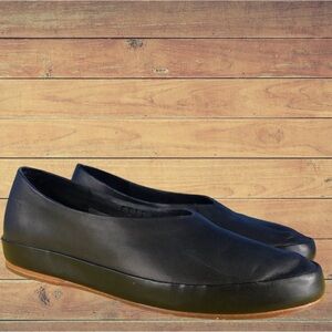 FEIT Women’s Leather Hand Made Ballet Flat Semi-Cordovan Shoes Size 36 Goodyear